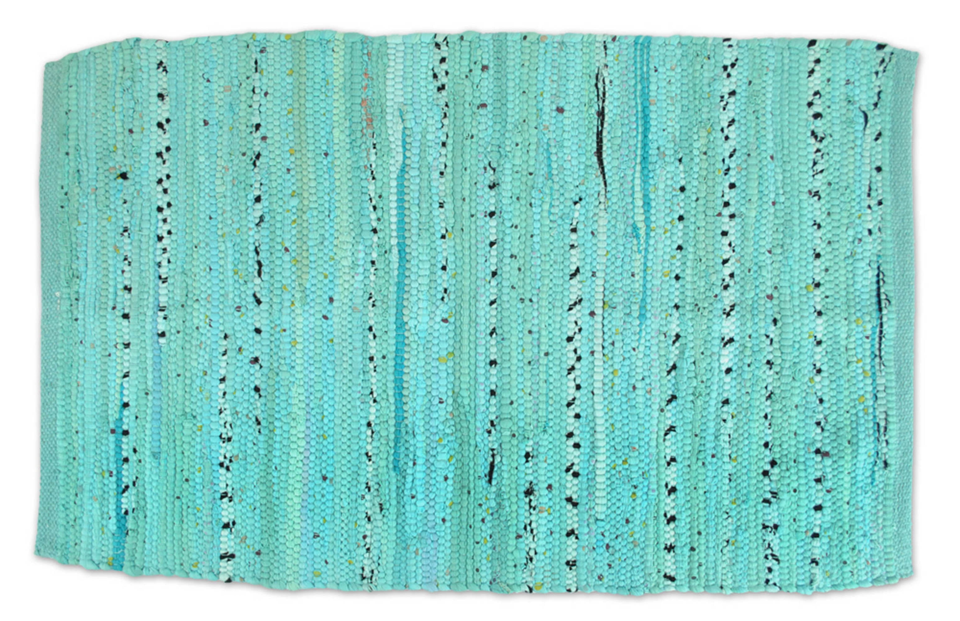 DII Multi Aqua Rag Rug - Walmart.com
