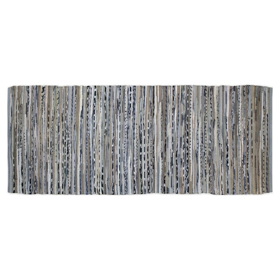 DII Multi Color Rag Rug, 2ft 3inx6ft