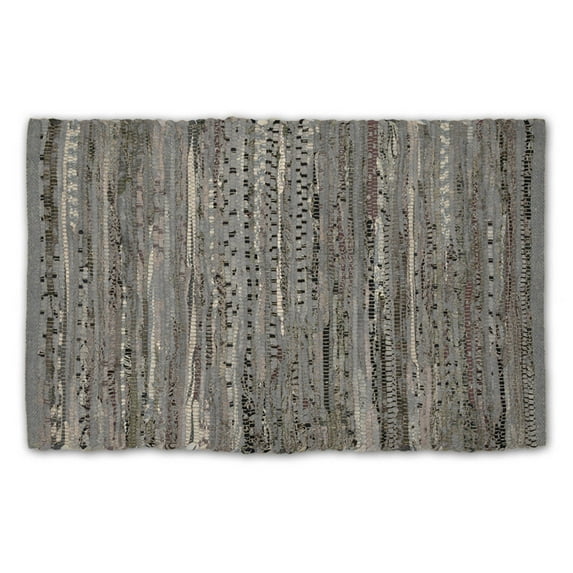 DII Multi Gray Rag Rug