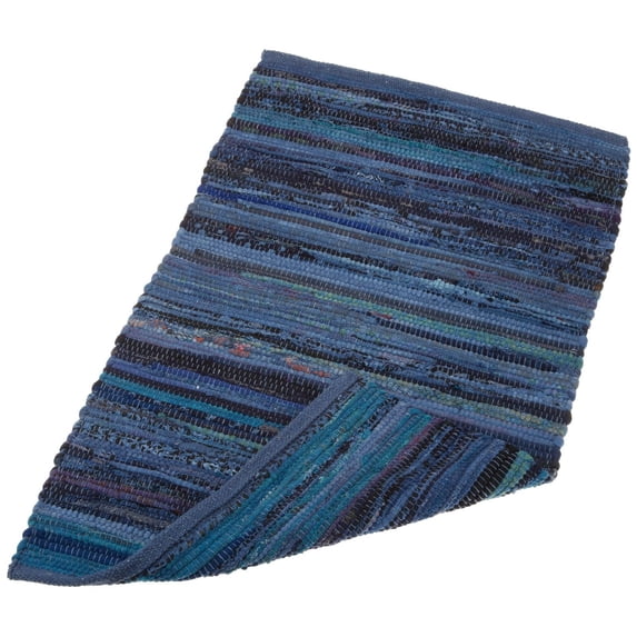 DII Multi Nautical Blue Rag Rug