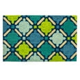 thumbnail image 1 of DII Natural Coir Geometric Modern Outdoor Door Mat, Front Porch Décor, 17x29", Blue Mosaic, 1 of 6