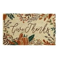 thumbnail image 1 of DII Natural Coir Welcome Doormat Thanksgiving & Fall, 17x29", Give Thanks, 1 of 3