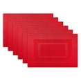 thumbnail image 1 of DII Natural Pvc Doubleframe Placemat (Set of 6)-Color:Tango Red,Quantity:Set of 6, 1 of 2