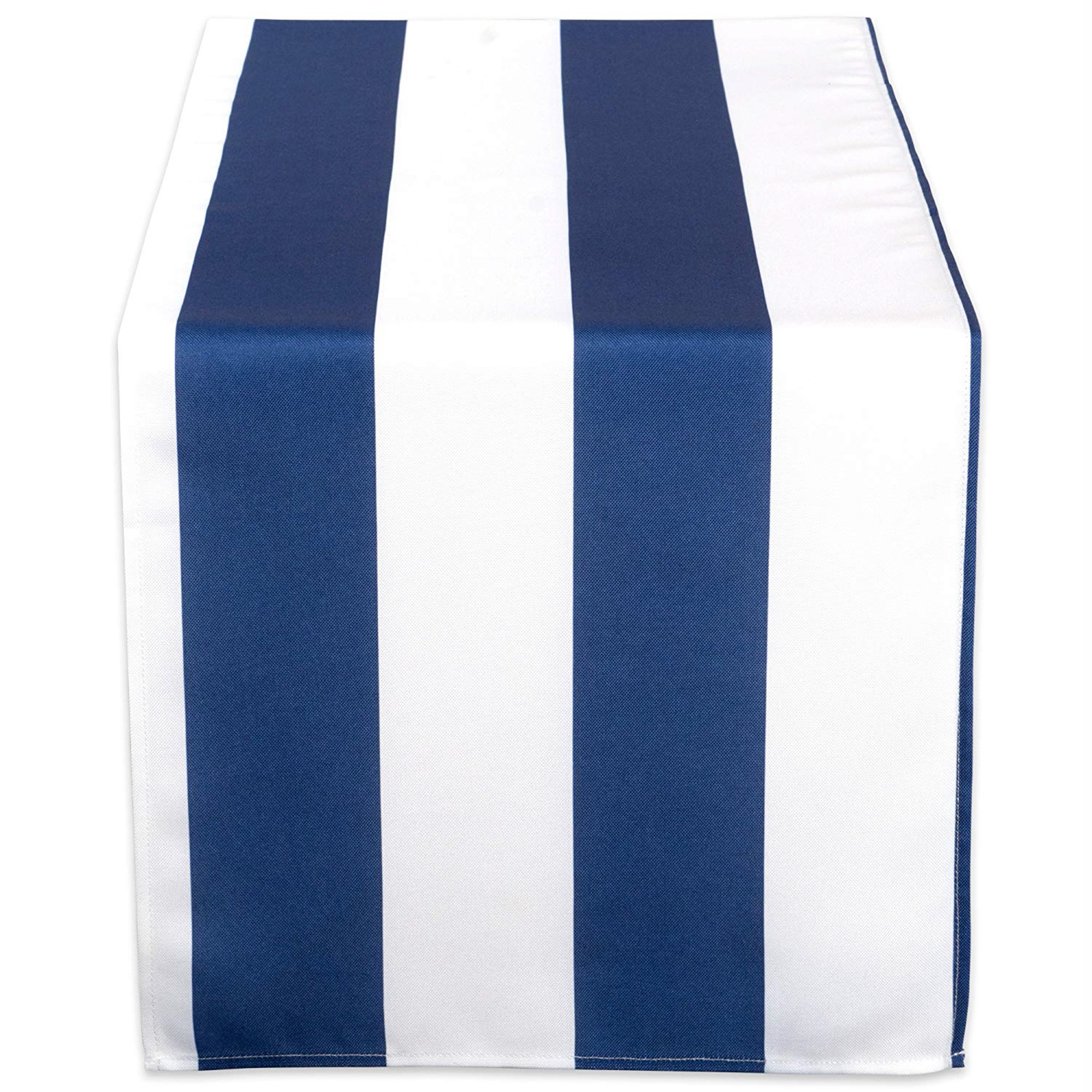DII Nautical Blue Cabana Stripe Outdoor Table Runner