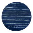 thumbnail image 1 of DII Nautical Blue Round Rag Rug 48 Dia, 1 of 5