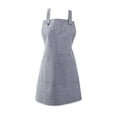 thumbnail image 1 of 28" x 28" Navy Gray Chambray Pantry Modern Style Apron, 1 of 3