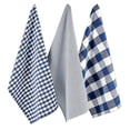 thumbnail image 1 of DII Navy/Off White Dishtowel Set, 1 of 8