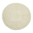 thumbnail image 1 of DII Off White Round Crochet Bath Mat, 1 of 4