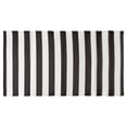thumbnail image 1 of DII Black/White Stripe Outdoor Floor Runner, 1 of 3