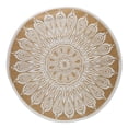 thumbnail image 1 of DII Outdoor Rugs Collection Reversible Woven, 5' Round, Taupe Sunflower, 1 of 3