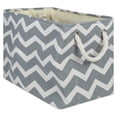 thumbnail image 1 of DII Chevron Decorative Bin, Large, 100% Polyester, Multiple Colors/Sizes, 1 of 4
