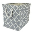thumbnail image 1 of DII Lattice Decorative Bin, Medium, 100% Polyester, Multiple Colors/Sizes, 1 of 6