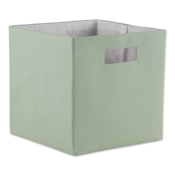 DII Polyester Cube Solid Mint Square 11x11x11