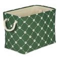thumbnail image 1 of DII Polyester Pet Bin Trellis Paw Hunter Green Rectangle Small, 1 of 5
