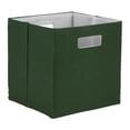 thumbnail image 1 of Polyester Cube Solid Hunter Green Square Fabric With Handles 11x11x11, 1 of 3