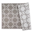 thumbnail image 1 of DII Reversible Indoor/Outdoor Lattice Woven Rug, 4x6 Ft, Stone, 1 of 3