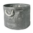 thumbnail image 1 of DII Round Lurex Decorative Bin, Medium, Woven Paper, Multiple Colors/Sizes, 1 of 4