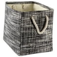 thumbnail image 1 of DII Woven Paper Basket or Bin, Collapsible & Convenient Home Organization Solution for Bedroom, Bathroom, Dorm or Laundry&nbsp;(Large Round - 15x20”), Stone Tweed, 1 of 5