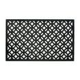 thumbnail image 1 of DII Rubber Doormats Collection All Weather, 18x30", Lattice, 1 of 4