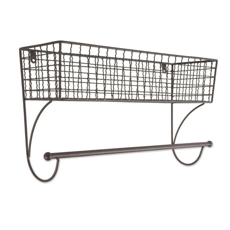 Rustic Metal Storage/Bath Towel Holder Rustic Metal Storage/Bath Towel Holder