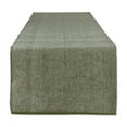 thumbnail image 1 of DII Sage & White 2-Tone Ribbed Cotton Table Runner 13x108 inches, 1 of 4