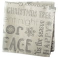 thumbnail image 1 of DII Silver Christmas Collage Napkin (Set of 6), 20x20", 100% Cotton, 1 of 3