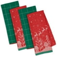 thumbnail image 1 of DII 4-piece Modern Cotton Sleigh Ride Dishtowel Set in Multi-Color, 1 of 6