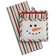thumbnail image 1 of DII Snowman Potholder & Dishtowel Set, 100% Cotton, 1 of 2