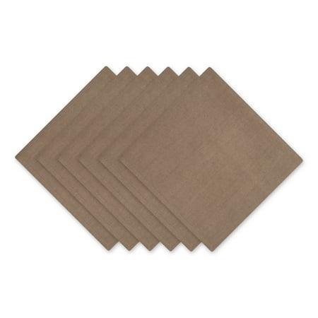 DII Solid Cotton 20x20" Napkin Set/6