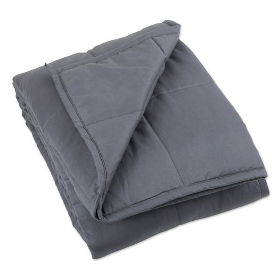 DII Solid Gray Heavyweight Fringed Napkin (Set of 6)