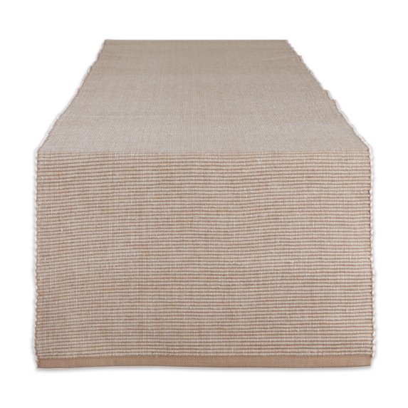 DII 2-Tone Ribbed Table Runner 13x108"