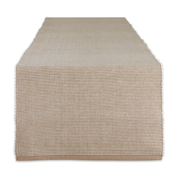 DII 2-Tone Ribbed Table Runner 13x108"