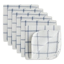 DII Stonewash Blue Scrubber Dishcloth Set of 6