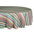 thumbnail image 1 of DII Summer Stripe Outdoor Tablecloth 60 Round, 1 of 3