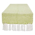 thumbnail image 1 of DII Textured Cotton Table Runner, Avocado, 15"W x 108"L, 1 of 3