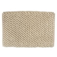 thumbnail image 1 of DII 24x17" Modern Fabric Ultra Soft Chunky Bath Mat in Taupe Beige, 1 of 6