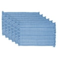 thumbnail image 1 of Variegated Light Blue Fringe Placemat (Set of 6), 1 of 3