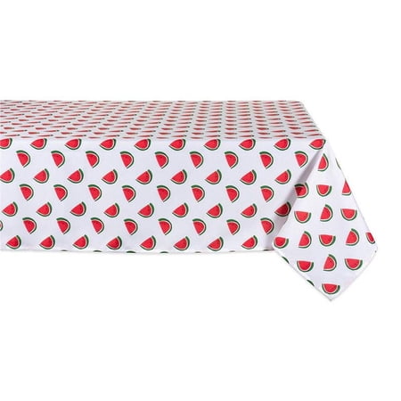 DII Watermelon Print Outdoor Tablecloth, 60x84", 100% Polyester