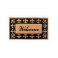 thumbnail image 1 of Contemporary Home Living 30" Beige And Black "WELCOME" Doormat, 1 of 2