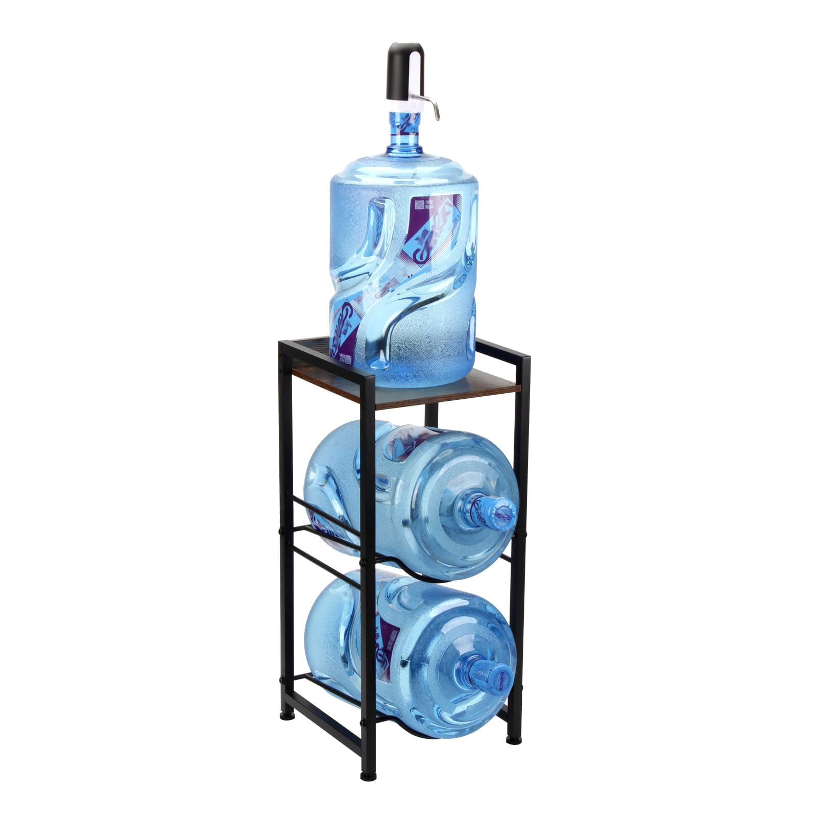 DIICCYO 3 Tier 5 Gallon Water Bottle Holder Organizer, Heavy Duty Water ...