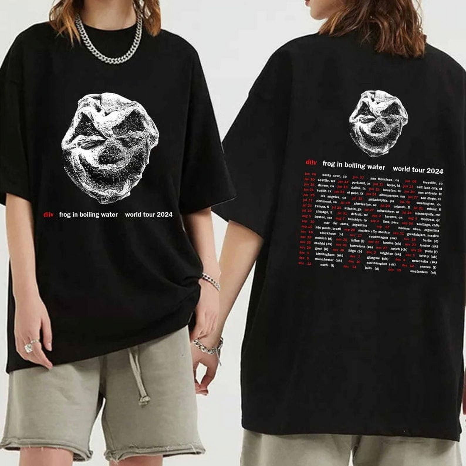 DIIV - Frog In Boiling Water World Tour 2024 Shirt, DIIV Band Fan 