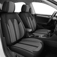 thumbnail image 1 of DIKSOAKR Car Seat Covers Front Seats for Dodge Avenger 2008-2014 2 Seats Waterproof Leather Car Seat Covers Protectors with Lumbar Support Grey,Front Set(2 Seats), 1 of 8