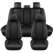 Car 5 Seats Cover Front & Rear Cushion Faux Leather For Toyota Tacoma 2009-2023
