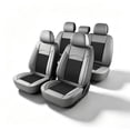 thumbnail image 1 of DIKSOAKR Car Seat Covers Full Set for Honda CR-V 2007-2025 2026 Front and Back Seats Breathable Cooling Leather Seat Cover Car Seat Protector Grey,Full Set(2 Row 5 Seats), 1 of 10
