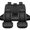 thumbnail image 1 of DIKSOAKR Car Seat Covers Full Set for Nissan Rogue 2008-2026 Faux Leather Waterproof Comfort Full Set Car Seat Covers Lumbar Support Seat Cushion Black,Full Set(2 Row 5 Seats), 1 of 9