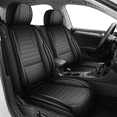 thumbnail image 1 of DIKSOAKR Front Car Seat Covers Fit for Chevrolet Chevy Malibu 2007-2025,Waterproof Front Car Seat Covers with Lumbar Support(Black,2 Seats), 1 of 10