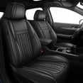 thumbnail image 1 of DIKSOAKR Front Seat Covers for Nissan Rogue 2008-2026 Comfort Leather Waterproof Car Seat Cover Car Seat Protector Cushion Black,Front Set(2 Seats), 1 of 9