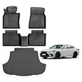 thumbnail image 1 of DIKSOAKR Full Set Floor Mats and Cargo Liners for Lexus ES350/ES300h 2019-2024 Custom Fit All Weather TPE Mats, Waterproof Anti-Slip , Carpet and Trunk Protector, 1 of 6