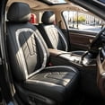 thumbnail image 1 of DIKSOAKR Rhinestone Seat Covers for Chevrolet Chevy Impala 2009-2020,Glitter Crystal Premium Waterproof Leather Seat Protector Compatible Airbag Black,Full Set(2 Row 5 Seats), 1 of 10