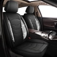 thumbnail image 1 of DIKSOAKR Rhinestone Seat Covers for Mazda CX5 2013-2024 2025,Glitter Crystal Premium Waterproof Leather Seat Protector Compatible Airbag Black,Full Set(2 Row 5 Seats), 1 of 9